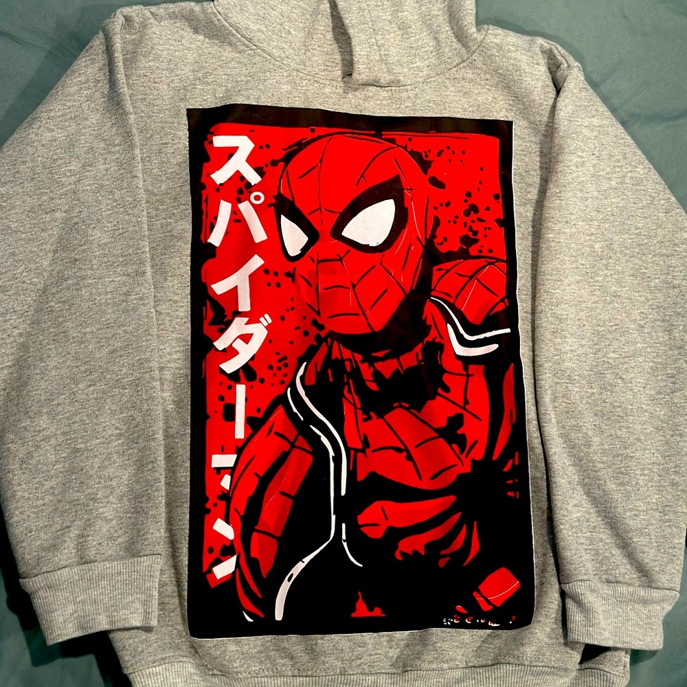 Spider-Man Boys hoodie boys size 12. Pristine condition